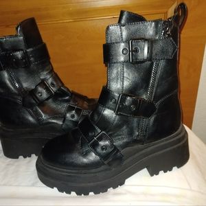 GUESS three buckle women's boots